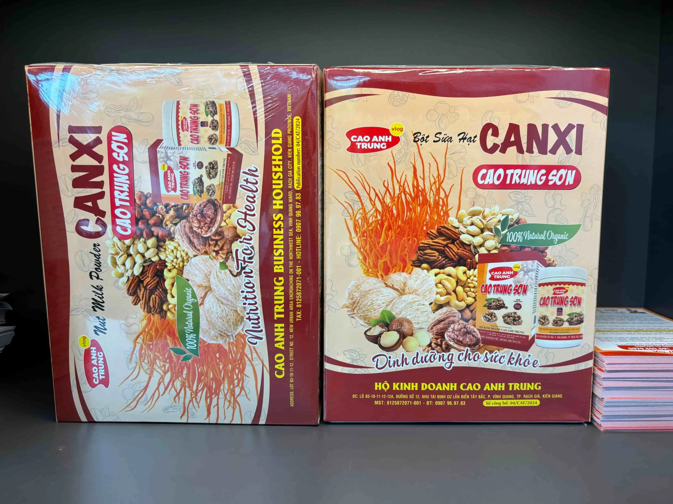 Thành phần của Sữa hạt canxi Cao Trung Sơn có gì đặc biệt?